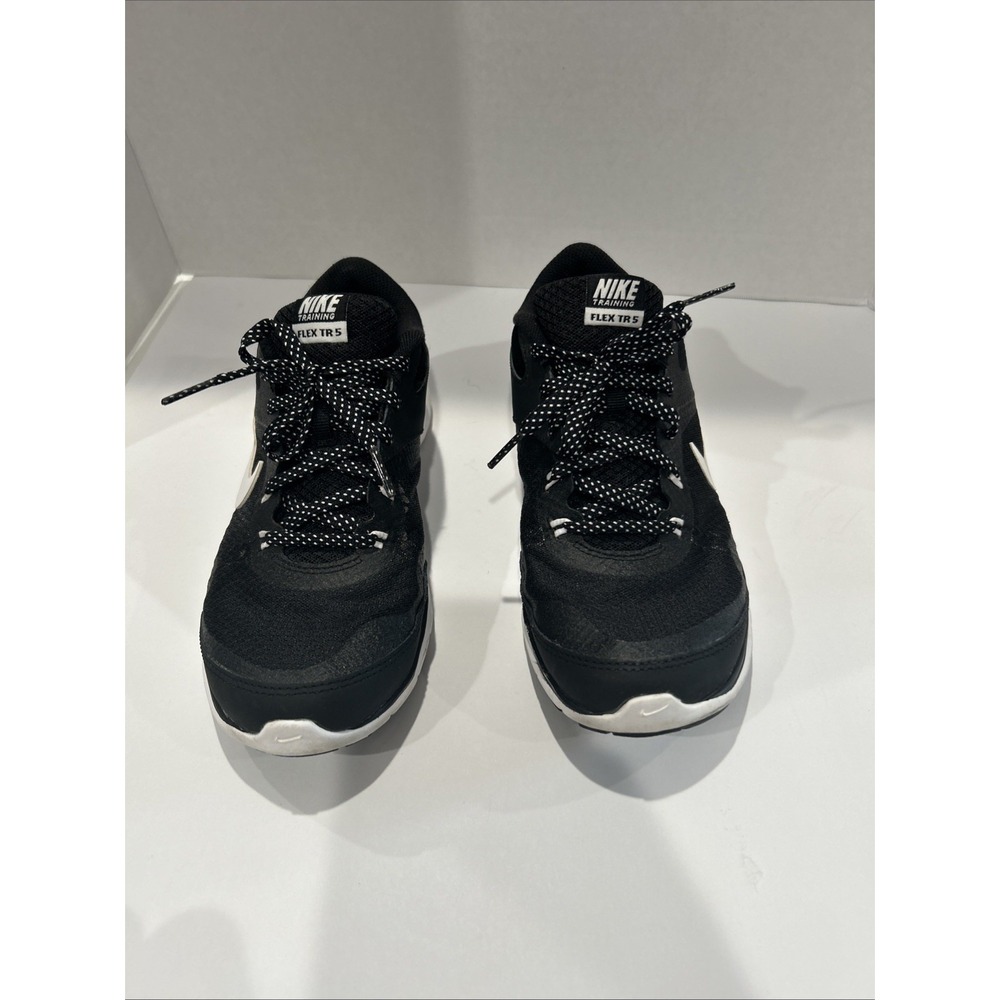 NIKE Women's Flex Training 5 Black/White Size 6 Style Code 72486-001 Preowned
